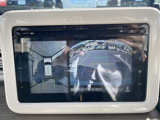 スズキ ラパン X 岩手県 2015(平27)年 6.6万km フレンチミントパールメタリック 純正メモリーナビ/AM/FM/CD/DVD/Bluetooth/フルセグTV/バックカメラ/全方位カメラ/ビルトインETC/衝突被害軽減ブレーキ/横滑り防止装置/アイドリングストップ/シートヒーター/オートライト/LEDヘッドライト/フォグランプ/スマートキー/プッシュスタート/電動格納ミラー/純正14インチAW/純正フロアマット/純正ドアバイザー/保証書/取扱説明書/ルーフキャリア