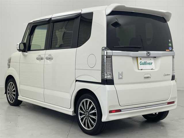 ホンダ Ｎ ＢＯＸ カスタム G ターボ Lパッケージ 茨城県 2016(平28)年 6.9万km プレミアムホワイトパールⅡ 純正ナビ/バックカメラ/フルセグ/シティブレーキアクティブシステム/クルーズコントロール/両側電動スライドドア/ETC/純正15インチAW/スマートキー