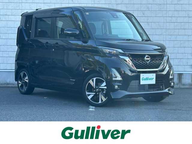 日産 ルークス HWS Gターボ プロパイロットED 大阪府 2020(令2)年 1.9万km ブラック 純正9インチナビ（フルセグ/Bluetooth/USB）/車外カメラ（バック/フロント/サイド/全方位）/衝突被害軽減システム/横滑り防止装置/レーンキープアシスト/プロパイロット/アイドリングストップ/両側パワースライドドア/純正ドライブレコーダー/純正AW/純正フロアマット/純正LEDライト/フロントフォグランプ/スペアキー1本