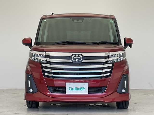 トヨタ ルーミー カスタムG 愛知県 2021(令3)年 2.8万km ファイアークォーツレッドM 純正9型ディズプレイオーディオ/フルセグ/全方位カメラ/両側パワースライドドア/衝突軽減システム/レーダークルーズコントロール/ETC/ドライブレコーダー/シートヒーター/ステアリングスイッチ/スマートキー/プッシュスタート/純正アルミホイール/LEDヘッドライト