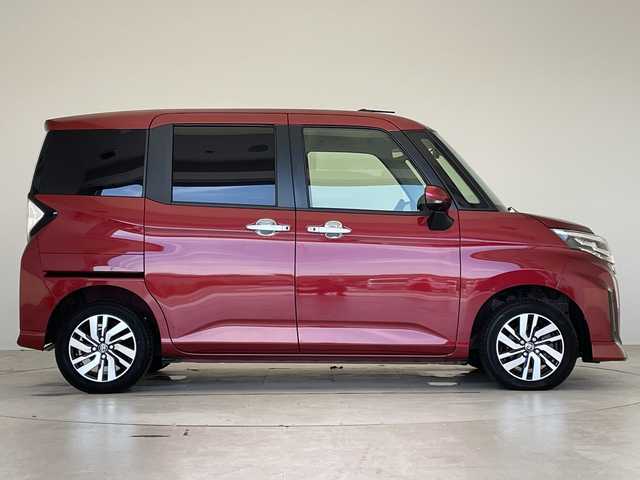 トヨタ ルーミー カスタムG 愛知県 2021(令3)年 2.8万km ファイアークォーツレッドM 純正9型ディズプレイオーディオ/フルセグ/全方位カメラ/両側パワースライドドア/衝突軽減システム/レーダークルーズコントロール/ETC/ドライブレコーダー/シートヒーター/ステアリングスイッチ/スマートキー/プッシュスタート/純正アルミホイール/LEDヘッドライト