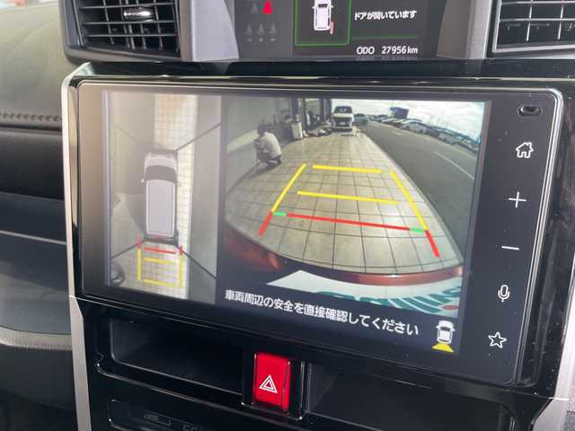 トヨタ ルーミー カスタムG 愛知県 2021(令3)年 2.8万km ファイアークォーツレッドM 純正9型ディズプレイオーディオ/フルセグ/全方位カメラ/両側パワースライドドア/衝突軽減システム/レーダークルーズコントロール/ETC/ドライブレコーダー/シートヒーター/ステアリングスイッチ/スマートキー/プッシュスタート/純正アルミホイール/LEDヘッドライト