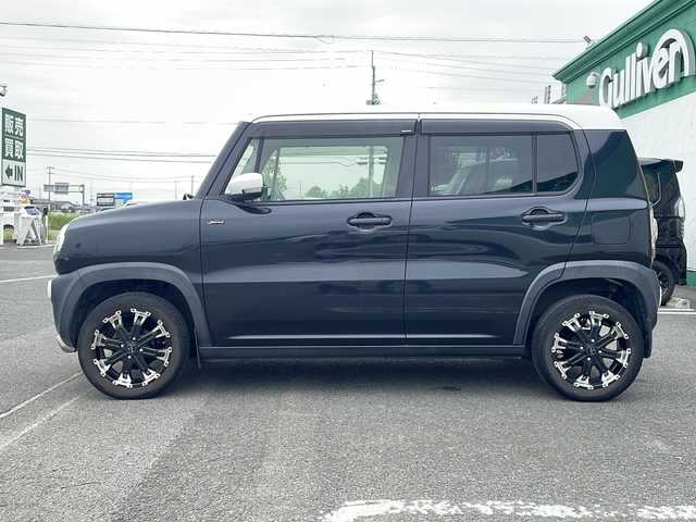 スズキ ハスラー Jスタイル 徳島県 2015(平27)年 15.3万km ブルーイッシュブラックパール 社外7インチナビ/（Bluetooth/フルセグTV/CD/DVD）/シートヒーター/LEDヘッドライト/オートライト/社外15AW/純正フロアマット/電格ミラー/ドアバイザー/プッシュスタート/スマートキー