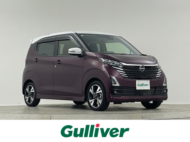 日産 デイズ HWS G ターボ プロパイロットED 埼玉県 2024(令6)年 1.1万km パープル 純正９インチナビ　アラウンドビューモニター　Ｂｌｕｅｔｏｏｔｈ　ブラインドスポットモニター　ドライブレコーダー　オートハイビーム　コーナーセンサー アイドリングストップ 衝突軽減システム ETC