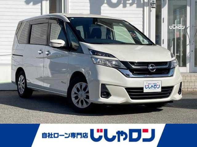 日産 セレナ X 富山県 2017(平29)年 11万km ブリリアントホワイトパール (株)IDOMが運営する【じしゃロン富山店】の自社ローン専用車両になります。こちらは現金またはオートローンご利用時の価格です。自社ローンご希望の方は別途その旨お申し付け下さい/純正９インチナビ/バックカメラ/片側パワースライドドア/ETC/クルーズコントロール/ステアリングリモコン/プッシュスタート/スマートキー