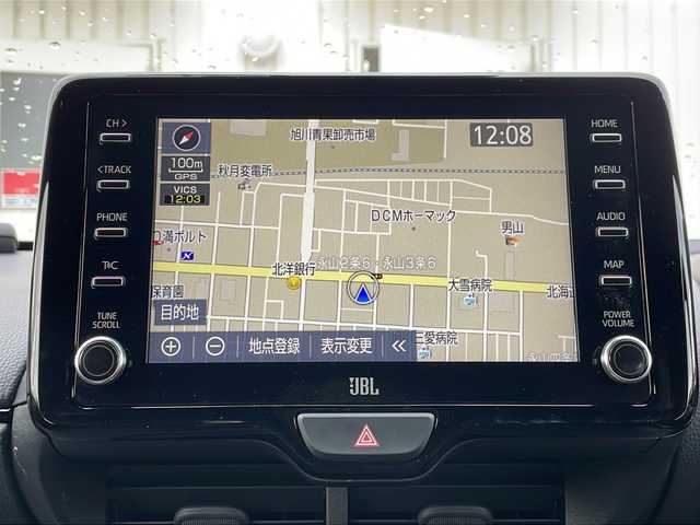 トヨタ ＧＲヤリス RZ ハイパフォーマンス 道北・旭川 2020(令2)年 0.8万km プラチナホワイトパールマイカ /4WD//禁煙車//純正ナビ /BT/Miracast//JBLサウンド//LTA/PCS/BSM/クリアランスソナー/RCTA/RSA/先行発車告知//アイドリングストップ//革巻きステアリング//ハーフレザーシート//LEDヘッドライト//オートライト//フォグランプ//リアフォグランプ//オートマチックハイビーム//ヘットライトレベライザー//オートエアコン//パワーウィンドウ//ドライブレコーダー//ETC//オートワイパー//ドアバイザー//スペアキー//GRロゴ入りキャリパー