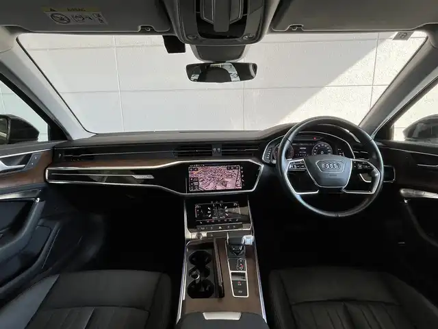 アウディ Ａ６ アバント 40TDIクワトロ 山形県 2021(令3)年 3.4万km 黒 純正ナビ/フルセグTV/AppleCarplay/バーチャルコックピット/アダプティブクルーズコントロール/レーンキープアシスト/ブラインドスポットモニター/アンビエントライト/レザーシート/パワーシート/パドルシフト/コーナーセンサー/電動リアゲート/フットオープナー