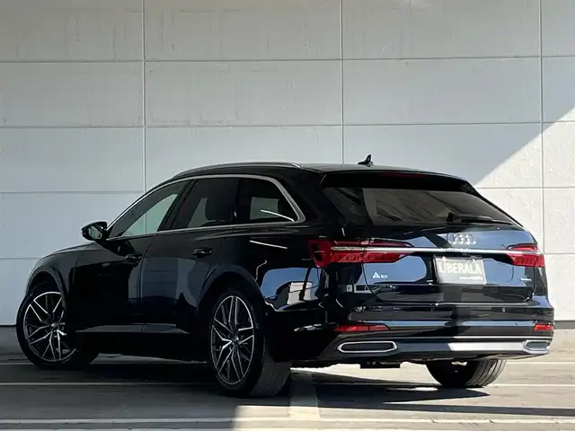 アウディ Ａ６ アバント 40TDIクワトロ 山形県 2021(令3)年 3.4万km 黒 純正ナビ/フルセグTV/AppleCarplay/バーチャルコックピット/アダプティブクルーズコントロール/レーンキープアシスト/ブラインドスポットモニター/アンビエントライト/レザーシート/パワーシート/パドルシフト/コーナーセンサー/電動リアゲート/フットオープナー