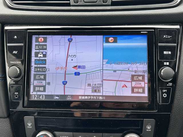 日産 エクストレイル ハイブリッド オーテック iパッケージ 愛媛県 2020(令2)年 4.5万km ブリリアントホワイトパール 純正ワイドナビ/（Bluetooth/AM/FM/フルセグTV/SD/DVD/CD）/衝突軽減ブレーキ/パワーシート/レーダークルーズコントロール/アラウンドビューモニター/電動リアゲート/コーナーセンサー/LEDヘッドライト/シートヒーター/ETC/ドライブレコーダー/スマートキー/純正フロアマット