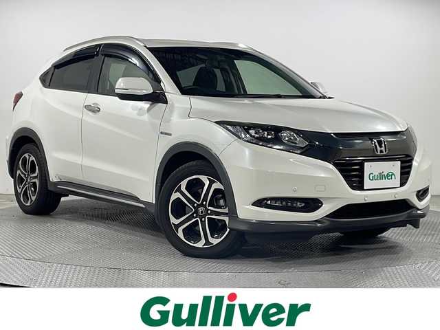 ホンダ ヴェゼル ハイブリッド X ホンダセンシング ブリリアントスタイルED 広島県 2017(平29)年 4.7万km ホワイトオーキッドパール 純正ナビ/バックカメラ/ホンダセンシング/・衝突軽減ブレーキ/・レーンキープアシスト/・アダプティブクルーズコントロール/・誤発進抑制機能/パドルシフト/ルーフレール/LEDヘッドランプ/純正17インチAW/ETC/ドライブレコーダー/USB入力端子