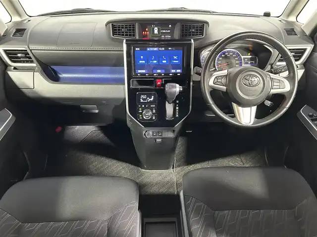 トヨタ ルーミー カスタムG 大阪府 2018(平30)年 3.3万km レーザーブルークリスタルシャイン 純正ナビ(フルセグ/DVD再生/Bluetooth) バックカメラ ETC 両側パワースライドドア 衝突軽減 クルコン クリアランスソナー レーンアシスト シートヒーター ドラレコ オートライト