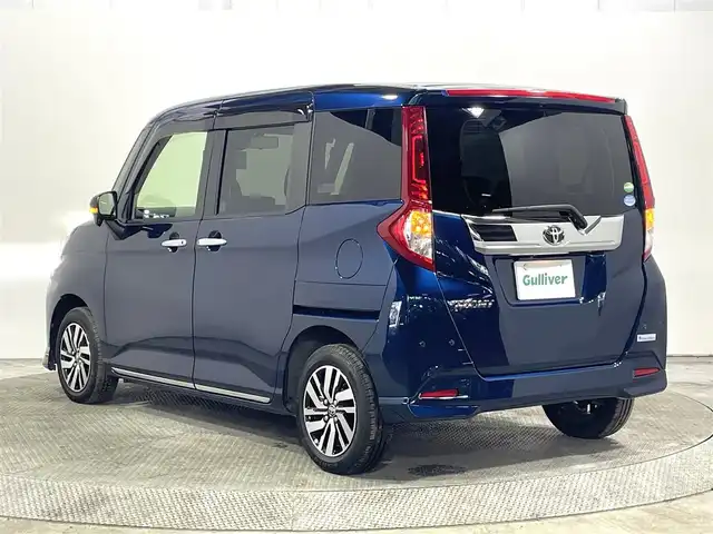 トヨタ ルーミー カスタムG 大阪府 2018(平30)年 3.3万km レーザーブルークリスタルシャイン 純正ナビ(フルセグ/DVD再生/Bluetooth) バックカメラ ETC 両側パワースライドドア 衝突軽減 クルコン クリアランスソナー レーンアシスト シートヒーター ドラレコ オートライト