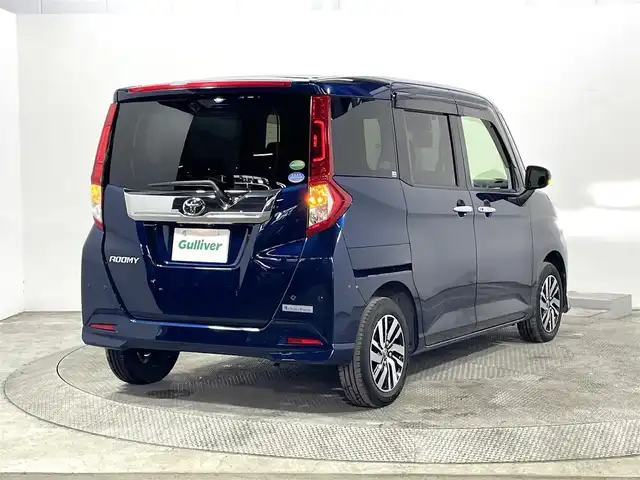 トヨタ ルーミー カスタムG 大阪府 2018(平30)年 3.3万km レーザーブルークリスタルシャイン 純正ナビ(フルセグ/DVD再生/Bluetooth) バックカメラ ETC 両側パワースライドドア 衝突軽減 クルコン クリアランスソナー レーンアシスト シートヒーター ドラレコ オートライト