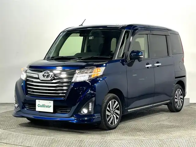 トヨタ ルーミー カスタムG 大阪府 2018(平30)年 3.3万km レーザーブルークリスタルシャイン 純正ナビ(フルセグ/DVD再生/Bluetooth) バックカメラ ETC 両側パワースライドドア 衝突軽減 クルコン クリアランスソナー レーンアシスト シートヒーター ドラレコ オートライト