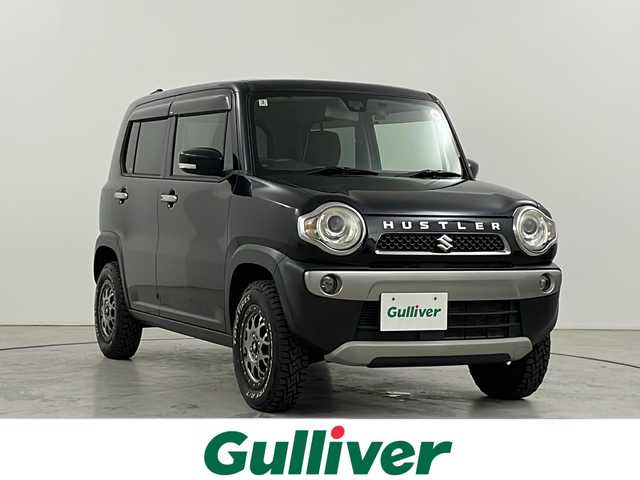 スズキ ハスラー X ターボ 道央・札幌 2014(平26)年 12.6万km ブルーイッシュブラックパール3 ・４WD/ターボ車/・スズキセーフティーサポート/・レーダーブレーキサポート/・リフトアップ/トーヨー　オープンカントリー/・カロッツェリアSDナビ/・DVD.CD.SD.フルセグ/・ミラーヒーター/シートヒーター/・ドライブレコーダー/エンジンスターター/・ETC/・HIDライト/オートライト/・アイドリングストップ/・スマートキー/スペアキー/・純正アルミ付スタッドレスタイヤ積込