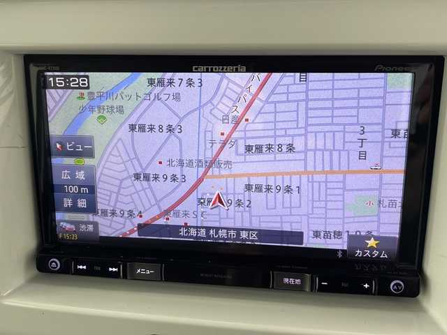 スズキ ハスラー X ターボ 道央・札幌 2014(平26)年 12.6万km ブルーイッシュブラックパール3 ・４WD/ターボ車/・スズキセーフティーサポート/・レーダーブレーキサポート/・リフトアップ/トーヨー　オープンカントリー/・カロッツェリアSDナビ/・DVD.CD.SD.フルセグ/・ミラーヒーター/シートヒーター/・ドライブレコーダー/エンジンスターター/・ETC/・HIDライト/オートライト/・アイドリングストップ/・スマートキー/スペアキー/・純正アルミ付スタッドレスタイヤ積込