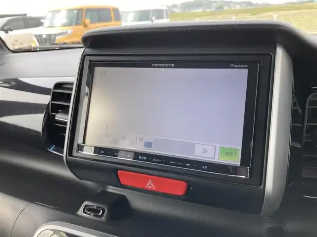 ホンダ Ｎ ＢＯＸ ＋ カスタム G Aパッケージ 鳥取県 2014(平26)年 4.1万km プレミアムホワイトパール 車種：N-BOX＋カスタム/社外ナビ/ワンセグ/CD/バックカメラ/衝突軽減ブレーキ（CTBA）/両側パワースライドドア/ドライブレコーダー（前方）/キセノンヘットライト/純正１４インチアルミホイール/プッシュエンジンスタート/荷室マルチボード/スマートキー/アイドリングストップ/フロアマット/ドアバイザー