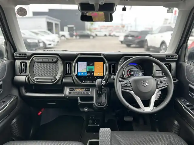 スズキ ハスラー タフワイルド 千葉県 2025(令7)年 0.2万km シルバー ・スズキコネクト/・スマートホン連携／全方位モニター付き純正ナビ/・360°UV&IRガラス/・ナノイー機能付きオートエアコン/・シートヒーター/・スマートキー/・AAC