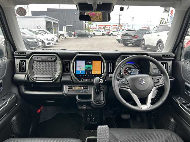 スズキ ハスラー タフワイルド 滋賀県 2025(令7)年 0.2万km シルバー ・スズキコネクト/・スマートホン連携／全方位モニター付き純正ナビ/・360°UV&IRガラス/・ナノイー機能付きオートエアコン/・シートヒーター/・スマートキー/・AAC