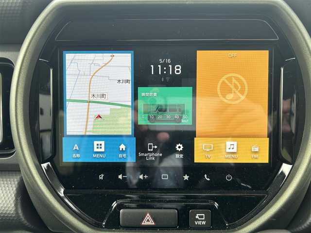 スズキ ハスラー タフワイルド 滋賀県 2025(令7)年 0.2万km シルバー ・スズキコネクト/・スマートホン連携／全方位モニター付き純正ナビ/・360°UV&IRガラス/・ナノイー機能付きオートエアコン/・シートヒーター/・スマートキー/・AAC