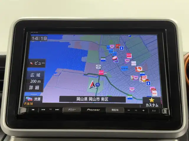 スズキ スペーシア ギア HYBRID XZ 岡山県 2019(平31)年 5.4万km アクティブイエロー/ガンメタリック2トーン アラウンドビューモニター/両側電動スライドドア/シートヒーター/ドライブレコーダー/デュアルセンサーブレーキ/純正８インチナビ/フルセグTV/ヘッドアップディスプレイ/後席サーキュレーター/Bluetooth
