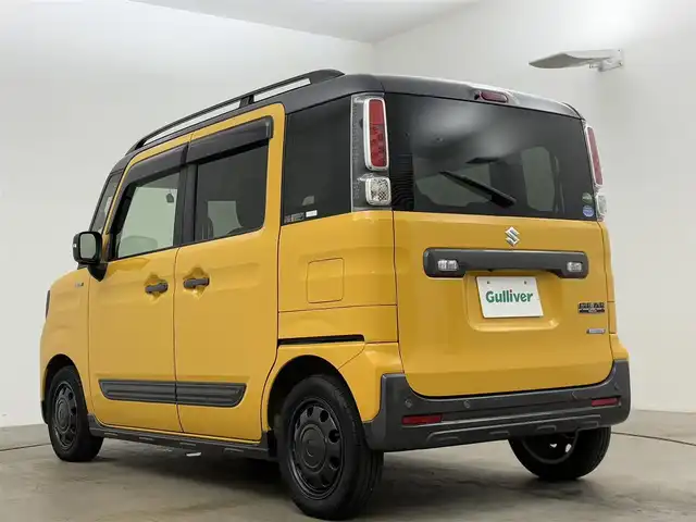 スズキ スペーシア ギア HYBRID XZ 岡山県 2019(平31)年 5.4万km アクティブイエロー/ガンメタリック2トーン アラウンドビューモニター/両側電動スライドドア/シートヒーター/ドライブレコーダー/デュアルセンサーブレーキ/純正８インチナビ/フルセグTV/ヘッドアップディスプレイ/後席サーキュレーター/Bluetooth