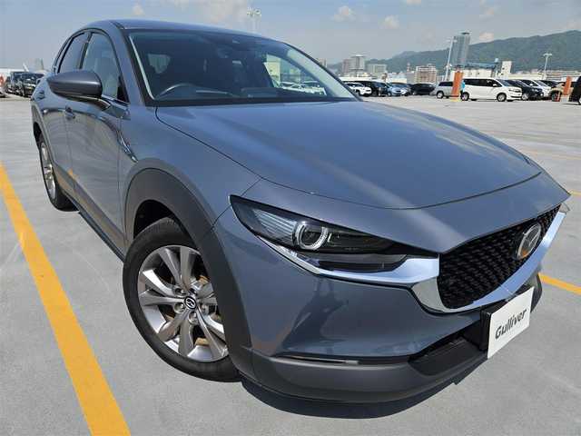 マツダ ＣＸ－３０ 20S プロアクティブツーリングセレ 香川県 2020(令2)年 5.4万km ポリメタルグレーM 純正8.8型ナビ(AM/FM/CD/DVD)/フルセグTV/パワーバックドア/360度ビューモニター/ビルトインETC/コムテックドライブレコーダー/全車速追従機能付レーダークルーズコントロール/パーキングセンサー/i-ACTIVSENSE/・スマートブレーキサポート/・AT誤発進抑制制御/・車線逸脱警報システム/・レーンキープアシスト/・ブラインドスポットモニタリング/・前後接近車両検知/・クルージングトラフィックサポート/・交通標識認識システム/アクティブドライビングディスプレイ/アダプティブLEDヘッドランプ/本革巻きステアリング/ステアリングヒーター/パドルシフト/前席シートヒーター/運転席パワーシート/純正18インチアルミホイール/アドバンストキーレスエントリーシステム/禁煙車