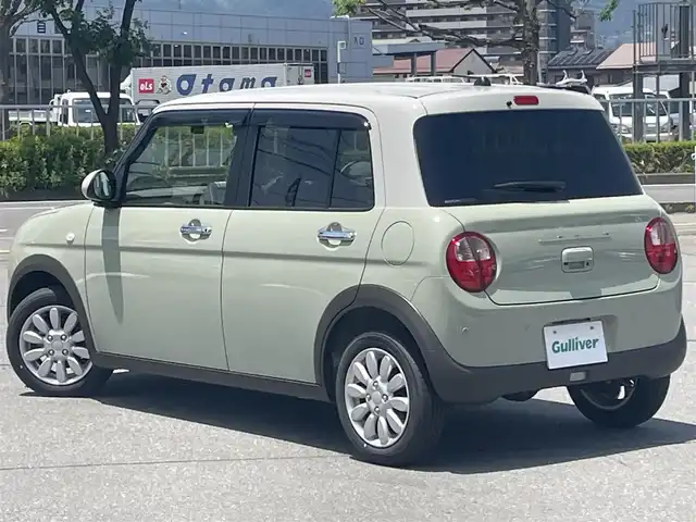 スズキ ラパン X 長野県 2023(令5)年 0.2万km トラッドカーキメタリック/ソフトベージュ 2トーン 走行距離1510Km/ワンオーナー/４WD/アイドリングストップ/社外ナビ/・Bluetooth/CD/DVD/TV/全方位バックカメラ/純正ETC/ドライブレコーダー前後/純正フロアマット/前席シートヒーター/純正１４インチAW/後方コーナーセンサー/LEDオートライト/エンジンスターター/取り扱い説明書/保証書