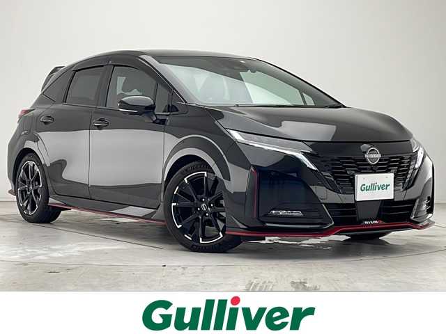 日産 オーラ ニスモ 愛知県 2022(令4)年 2.5万km スーパーブラック プロパイロット/衝突被害軽減ブレーキ/純正ディスプレイオーディオ（ナビあり）/全方位カメラ/クルーズコントロール/フルセグTV/Bluetooth/バックカメラ/コーナーセンサー/純正アルミホイール/ブラインドスポットモニター/LEDヘッドライト/インテリジェントミラー/オートマチックハイビーム/ドライブレコーダー/ステアリングスイッチ/スマートキー/プッシュスタート