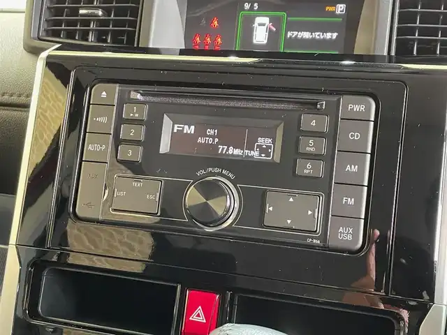 トヨタ ルーミー カスタムG 岩手県 2021(令3)年 1.3万km ファイアークォーツレッドM ４WD/両側パワースライドドア/スマートアシスト/衝突回避支援ブレーキ/車線逸脱警報/アダプティブクルーズコントロール/ハイビームアシスト/ブレーキ制御付き誤発進抑制機能/先行車発進お知らせ機能/標識認識機能/コーナーセンサー/横滑り防止装置/アイドリングストップ/ロールサンシェード/ミラー型ドライブレコーダー/オートブレーキホールド/純正CDオーディオ/LEDヘッドライト/純正14インチアルミホイール/ETC