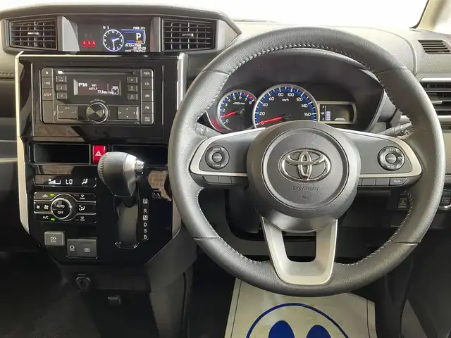 トヨタ ルーミー カスタムG 岩手県 2021(令3)年 1.3万km ファイアークォーツレッドM ４WD/両側パワースライドドア/スマートアシスト/衝突回避支援ブレーキ/車線逸脱警報/アダプティブクルーズコントロール/ハイビームアシスト/ブレーキ制御付き誤発進抑制機能/先行車発進お知らせ機能/標識認識機能/コーナーセンサー/横滑り防止装置/アイドリングストップ/ロールサンシェード/ミラー型ドライブレコーダー/オートブレーキホールド/純正CDオーディオ/LEDヘッドライト/純正14インチアルミホイール/ETC