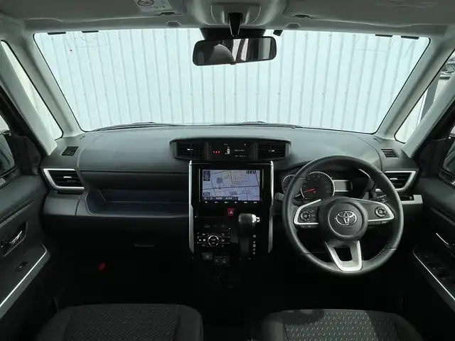 トヨタ ルーミー カスタムG－T 滋賀県 2021(令3)年 3.1万km ブラックマイカメタリック 純正ナビ/(Bluetooth/フルセグ/CD/DVD)/トヨタセーフティーセンス/・プリクラッシュセーフティ/・レーダークルーズコントロール/・レーンキープアシスト/・オートハイビーム/LEDオートライト/フォグ/先行車発進告知/標識認識/両側電動スライドドア/前席シートヒーター/電動パーキング/ブレーキホールド/電動格納ミラー/バックカメラ/コーナーセンサー/ETC/USB