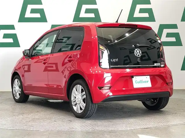 フォルクスワーゲン アップ！ ハイアップ！ 鹿児島県 2019(平31)年 2.2万km トルネードレッド ワンオーナー　/禁煙　/ナビ（CD/DVD/Bluetooth/フルセグTV）/バックカメラ　/前席シートヒーター　/クルーズコントロール　/コーナリングライト　/ＥＴＣ　/前方ドライブレコーダー/レザーステアリング　/後方コーナーセンサー　/オートライト　/純正フロアマット