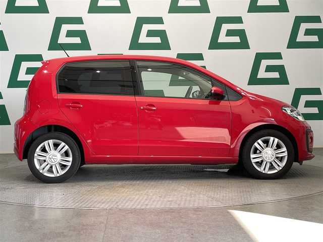 フォルクスワーゲン アップ！ ハイアップ！ 鹿児島県 2019(平31)年 2.2万km トルネードレッド ワンオーナー　/禁煙　/ナビ（CD/DVD/Bluetooth/フルセグTV）/バックカメラ　/前席シートヒーター　/クルーズコントロール　/コーナリングライト　/ＥＴＣ　/前方ドライブレコーダー/レザーステアリング　/後方コーナーセンサー　/オートライト　/純正フロアマット