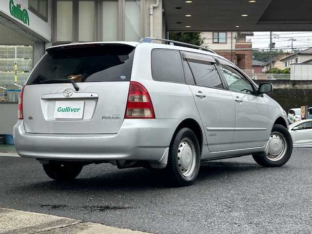 トヨタ カローラ フィールダー S 宮城県 2001(平13)年 9.4万km シルバーM 4WD/ルーフレール/社外SDナビ/（CD/DVD/Bluetooth/USB/iPad/MSV)/ワルセグTV/ETC/純正フロアマット/リモコンキー/社外スチールホイール付き冬タイヤ/（185/70/R14）/純正スチールホイール付き夏タイヤ積込み/（185/70/R14）