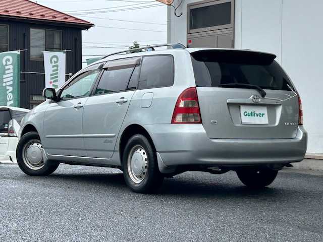 トヨタ カローラ フィールダー S 宮城県 2001(平13)年 9.4万km シルバーM 4WD/ルーフレール/社外SDナビ/（CD/DVD/Bluetooth/USB/iPad/MSV)/ワルセグTV/ETC/純正フロアマット/リモコンキー/社外スチールホイール付き冬タイヤ/（185/70/R14）/純正スチールホイール付き夏タイヤ積込み/（185/70/R14）