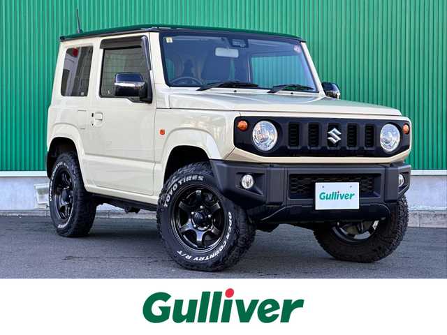 スズキ ジムニー XC 宮城県 2020(令2)年 4.6万km シフォンアイボリーメタリックブラック2トーンルーフ セーフティサポート/・デュアルセンサーブレーキサポート/・誤発進抑制機能/・ふらつき警報機能/・先行車発進お知らせ機能/・標識認識機能/・ハイビームアシスト/純正ディスプレイオーディオ（PVH-9300DVSZS）/・CD/DVD/・Bluetooth/ビルトインETC/シートヒーター/革巻きステアリング/ステアリングスイッチ/LEDヘッドランプ/フォグランプ/オートライト/スマートキー＆プッシュスタート/電動格納ミラー/RAYS16インチアルミホイール/純正ドアバイザー/フロアマット/W/サイド/カーテンエアバッグ