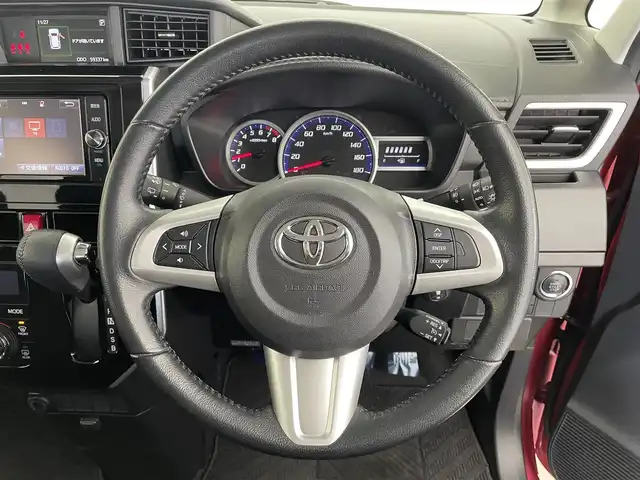 トヨタ ルーミー カスタムG S 宮城県 2018(平30)年 6万km マゼンタベリーマイカM スマートアシスト/純正ナビ/・フルセグTV/CD/DVD/SD/Bluetooth/バックカメラ/ETC/両側パワースライドドア/後席サンシェード/ISOFIX対応/純正14インチアルミホイール/純正LEDヘッドライト/純正フロアマット/ドアバイザ―/保証書/取扱説明書/クルーズコントロール/先行車発進お知らせ機能/車線逸脱警報機能