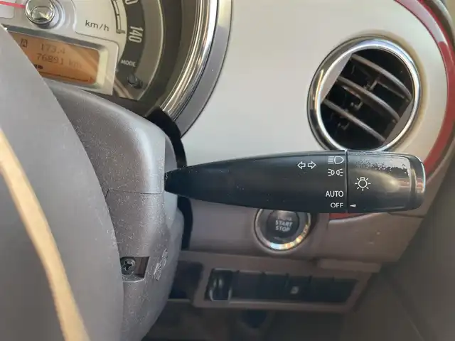 スズキ ラパン ショコラ G 岡山県 2013(平25)年 7.7万km アーバンブラウンパールメタリック 登録時走行距離76891km/社外ＳＤナビ/(AM/FM/DISC/BT/TV)/USB入力端子/パワーウィンドウ/パワーステアリング/キセノンヘッドライト/革シート/プッシュスタート/スマートキー/保証書/取扱説明書/記録簿