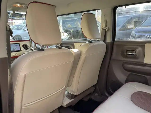 スズキ ラパン ショコラ G 岡山県 2013(平25)年 7.7万km アーバンブラウンパールメタリック 登録時走行距離76891km/社外ＳＤナビ/(AM/FM/DISC/BT/TV)/USB入力端子/パワーウィンドウ/パワーステアリング/キセノンヘッドライト/革シート/プッシュスタート/スマートキー/保証書/取扱説明書/記録簿