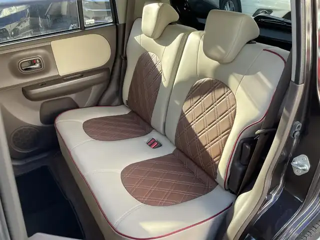 スズキ ラパン ショコラ G 岡山県 2013(平25)年 7.7万km アーバンブラウンパールメタリック 登録時走行距離76891km/社外ＳＤナビ/(AM/FM/DISC/BT/TV)/USB入力端子/パワーウィンドウ/パワーステアリング/キセノンヘッドライト/革シート/プッシュスタート/スマートキー/保証書/取扱説明書/記録簿