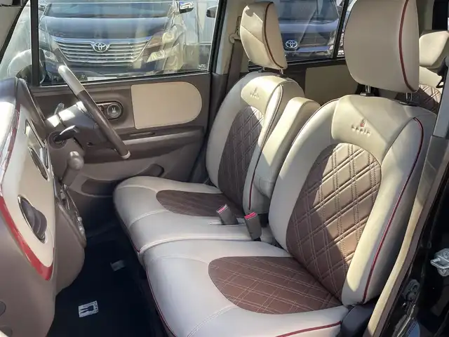 スズキ ラパン ショコラ G 岡山県 2013(平25)年 7.7万km アーバンブラウンパールメタリック 登録時走行距離76891km/社外ＳＤナビ/(AM/FM/DISC/BT/TV)/USB入力端子/パワーウィンドウ/パワーステアリング/キセノンヘッドライト/革シート/プッシュスタート/スマートキー/保証書/取扱説明書/記録簿