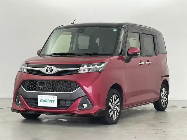 トヨタ タンク カスタムG S 群馬県 2017(平29)年 2.3万km ブラックマイカ/マゼンダベリーメタリック パノラミックビューモニター/=====/スマートシステムII/・衝突回避支援ブレーキ機能/・衝突警報/・車線逸脱警報/・誤発進抑制制御機能/・先行車発進お知らせ機能/純正7インチSDナビ【型番　NSCD-W66】/・FM/AM/CD/AUX/Bluetooth/ワンセグTV/前後ドライブレコーダー/ステアリングスイッチ/クルーズコントロール/両側パワースライドドア/プッシュスタート/スマートキー