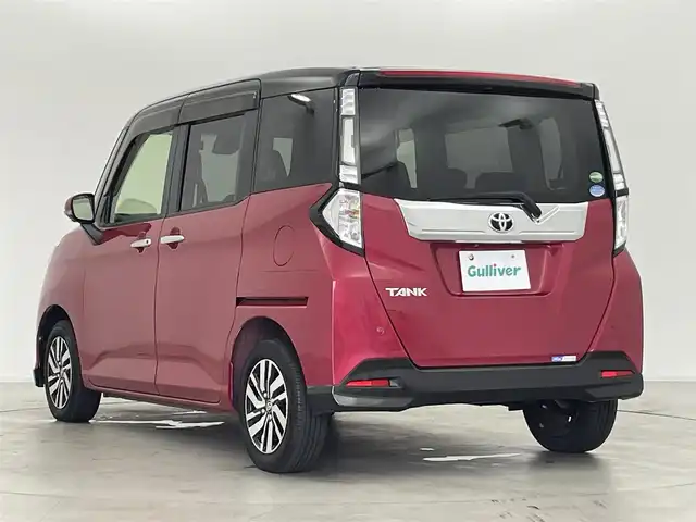 トヨタ タンク カスタムG S 群馬県 2017(平29)年 2.3万km ブラックマイカ/マゼンダベリーメタリック パノラミックビューモニター/=====/スマートシステムII/・衝突回避支援ブレーキ機能/・衝突警報/・車線逸脱警報/・誤発進抑制制御機能/・先行車発進お知らせ機能/純正7インチSDナビ【型番　NSCD-W66】/・FM/AM/CD/AUX/Bluetooth/ワンセグTV/前後ドライブレコーダー/ステアリングスイッチ/クルーズコントロール/両側パワースライドドア/プッシュスタート/スマートキー