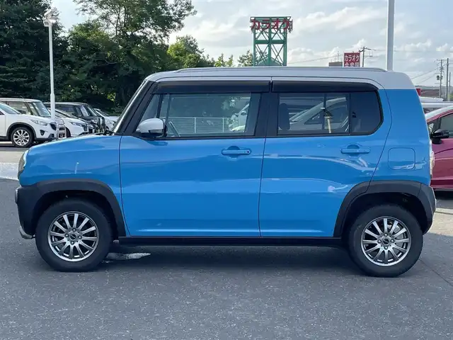 マツダ フレア クロスオーバー XT 青森県 2014(平26)年 4.2万km ライトブルーⅡ ４ＷＤ/社外オーディオ/（ＵＳＢ＆ＣＤ＆ＡＵＸ）/社外１４inアルミホイール/オートライト/ＨＩＤライト/ウィンカーミラー/電動格納ミラー/スマートキー/プッシュスタート/Ｗエアバッグ/横滑り防止装置/ＡＢＳ/ドアバイザー/純正フロアマット/新車保証書/取扱説明書
