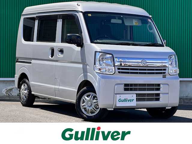 スズキ エブリイ PA リミテッド 宮城県 2023(令5)年 7.6万km シルキーシルバーメタリック ワンオーナー/4WD/社外ポータブルナビ/ETC/両側スライドドア/オートライト/純正フロアマット/ドアバイザー/Wエアバッグ/取扱説明書/保証書