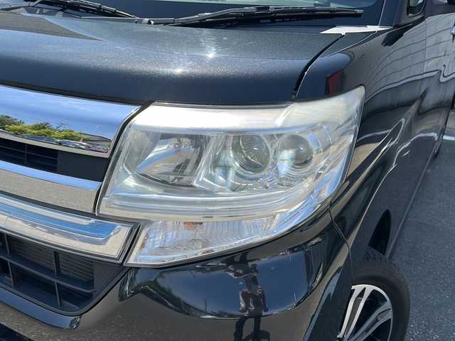 ダイハツ タント カスタム RS 秋田県 2014(平26)年 7.2万km ブラックマイカメタリック ・4WD/・社外ナビ/・フルセグ/・Bluetooth/・CD、DVD再生機能有/・バックカメラ/・ドライブレコーダー/・純正ETC/・スマートキー/・両側パワースライドドア/・アイドリングストップ機能/・純正15インチAW