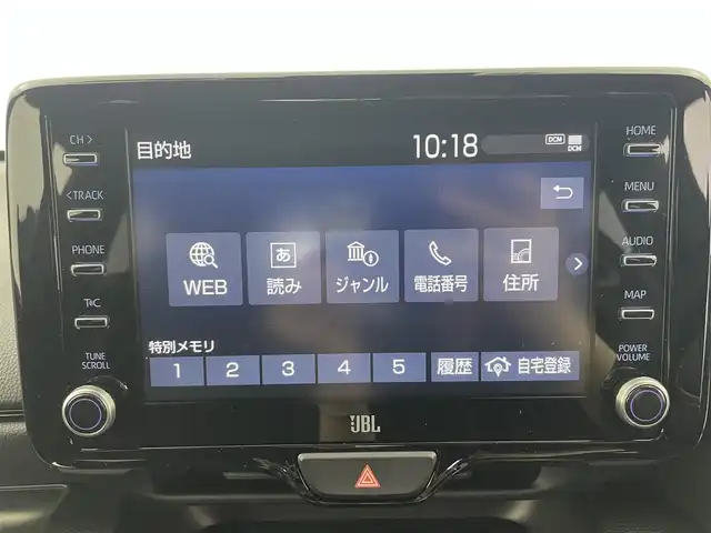 トヨタ ＧＲヤリス 富山県 2020(令2)年 0.8万km プラチナホワイトパールマイカ 4WD/純正ナビ（AM/FM/USB/BT）/フルセグTV/バックカメラ/ヘッドアップディスプレイ/トヨタセーフティセンス/レーダークルーズコントロール/プリクラッシュセーフティ/レーンキープアシスト/ロードサインアシスト/ブラインドスポットモニター/アダプティブハイビーム/LEDヘッドライト/ハーフレザーシート/前席シートヒーター/ビルトインETC2.0/ドライブレコーダー前後/純正18インチAW/スマートキー/プッシュスタート/GRフロアマット/アイドリングストップ