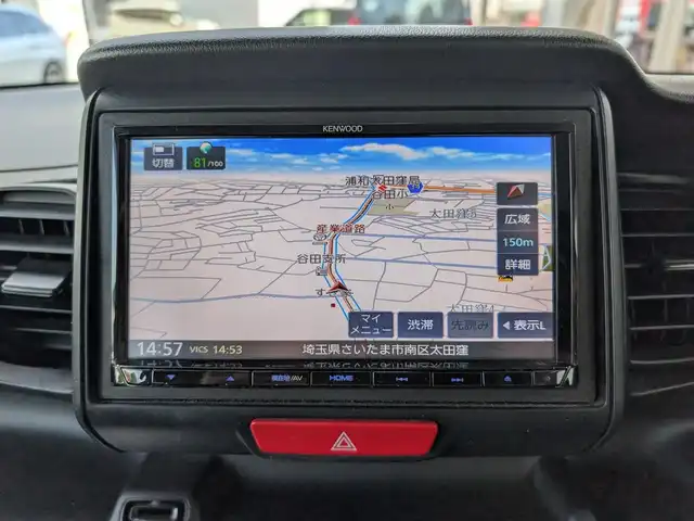 ホンダ Ｎ ＢＯＸ G 埼玉県 2017(平29)年 4.4万km ルナシルバーM ワンセグTV/Bluetoothオーディオ/CD/DVD再生/スマートキー×2/ドアバイザー/ETC