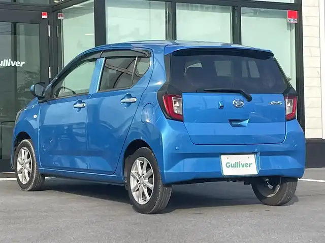 ダイハツ ミラ イース G リミテッド SAⅢ 愛媛県 2021(令3)年 3.3万km スプラッシュブルーM 純正メモリナビ/CD/DVD/BT/iPod/フルセグTV/バックカメラ/ETC/ドライブレコーダー/D＋N席シートヒーター/LEDヘッドライト/オートライト/オートマチックハイビーム/衝突被害軽減ブレーキ/レーンキープアシストシステム/前後コーナーセンサー/電動格納ミラー/１４インチ純正アルミホーイル/フロアマット/プッシュスタート/スマートキー